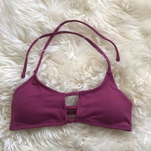 Midori Mau Loa bikini top sangria